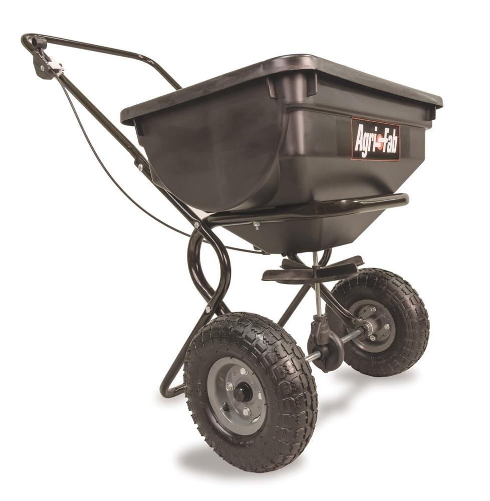 AgriFab 85lb Push Broadcast Spreader 450388A World of Mowers